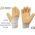 Jersey Liner Latex 3/4 Coated Knit Wrist Safety Work Glove (L1713)
